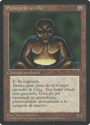 Clay Statue (BB)\n4th Edition - Black Border - Spanish\nSingle\nMagic The Gathering
