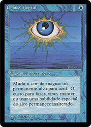 Thoughtlace (BB)\n4th Edition - Black Border - Portuguese\nSingle\nMagic The Gathering