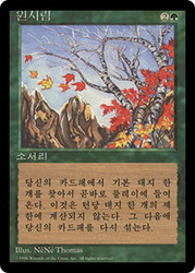 Untamed Wilds (BB)\n4th Edition - Black Border - Korean\nSingle\nMagic The Gathering