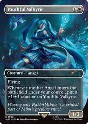 Youthful Valkyrie (Hatsune Miku) (Secret Lair) (Borderless)\nPromo: General\nSingle\nMagic The Gathering