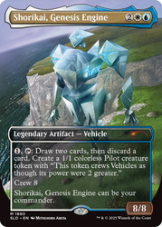 Shorikai, Genesis Engine (Secret Lair) (Borderless)\nPromo: General\nSingle\nMagic The Gathering