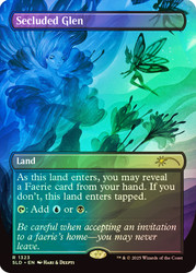 Secluded Glen (Secret Lair) (Borderless)\nPromo: General\nSingle\nMagic The Gathering