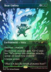 Bear Umbra (Secret Lair) (Borderless)\nPromo: General\nSingle\nMagic The Gathering