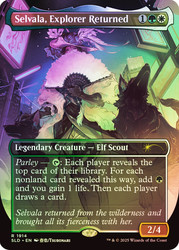 Selvala, Explorer Returned (Secret Lair) (Borderless)\nPromo: General\nSingle\nMagic The Gathering