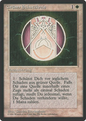 Circle of Protection: Green (BB)\n3rd Edition - Black Border - German\nSingle\nMagic The Gathering