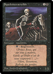 Drudge Skeletons (BB)\n3rd Edition - Black Border - French\nSingle\nMagic The Gathering