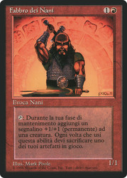 Dwarven Weaponsmith (BB)
3rd Edition - Black Border - Italian
Single
Magic: The Gathering