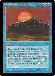 Island Fish Jasconius (BB)\n3rd Edition - Black Border - German\nSingle\nMagic The Gathering
