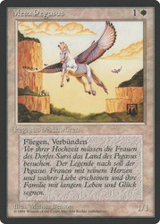 Mesa Pegasus (BB)\n3rd Edition - Black Border - German\nSingle\nMagic The Gathering