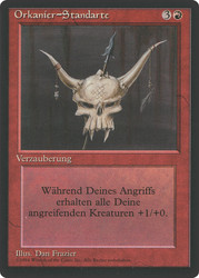 Orcish Oriflamme (BB)\n3rd Edition - Black Border - German\nSingle\nMagic The Gathering