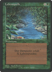 Stream of Life (BB)\n3rd Edition - Black Border - German\nSingle\nMagic The Gathering