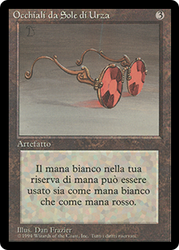 Sunglasses of Urza (BB)\n3rd Edition - Black Border - Italian\nSingle\nMagic The Gathering
