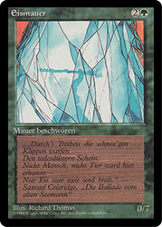 Wall of Ice (BB)\n3rd Edition - Black Border - German\nSingle\nMagic The Gathering
