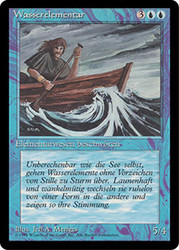 Water Elemental (BB)\n3rd Edition - Black Border - German\nSingle\nMagic The Gathering