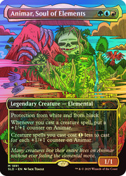 Animar, Soul of Elements (Secret Lair) (Borderless)\nPromo: General\nSingle\nMagic The Gathering