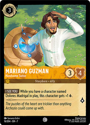 Mariano Guzman - Handsome Suitor
Archazia’s Island
Single
Lorcana