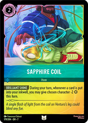 Sapphire Coil
Archazia’s Island
Single
Lorcana