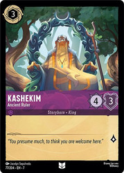 Kashekim - Ancient Ruler
Archazia’s Island
Single
Lorcana