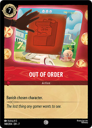 Out of Order
Archazia’s Island
Single
Lorcana