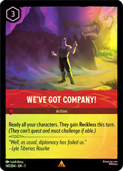 We've Got Company!
Archazia’s Island
Single
Lorcana