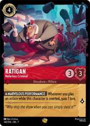 Ratigan - Nefarious Criminal
Archazia’s Island
Single
Lorcana