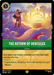 The Return Of Hercules
Archazia’s Island
Single
Lorcana