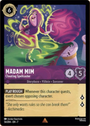 Madam Mim - Cheating Spellcaster
Archazia’s Island
Single
Lorcana