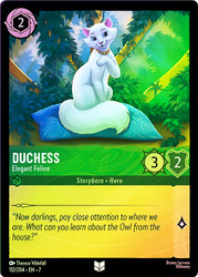 Duchess - Elegant Feline
Archazia’s Island
Single
Lorcana