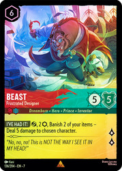 Beast - Frustrated Designer
Archazia’s Island
Single
Lorcana