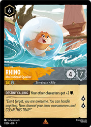 Rhino - Motivational Speaker
Archazia’s Island
Single
Lorcana