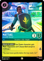 Mattias - Arendelle General
Archazia’s Island
Single
Lorcana