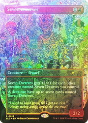 Seven Dwarves (Secret Lair) (#813) (Borderless)\nPromo: General\nSingle\nMagic The Gathering