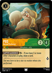 Peg - Natural Performer
Archazia’s Island
Single
Lorcana