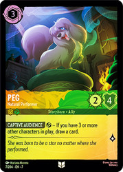 Peg - Natural Performer
Archazia’s Island
Single
Lorcana