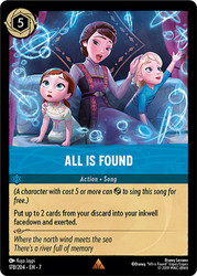 All Is Found
Archazia’s Island
Single
Lorcana