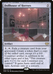 Dollhouse of Horrors (Promo Pack) (Innistrad: Crimson Vow)\nPromo: Planeswalker Stamped\nSingle\nMagic The Gathering
