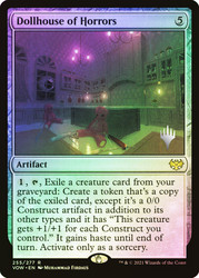Dollhouse of Horrors (Promo Pack) (Innistrad: Crimson Vow)\nPromo: Planeswalker Stamped\nSingle\nMagic The Gathering