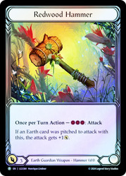 Redwood Hammer (Skirmish)
Promotional Cards
Single
Flesh and Blood