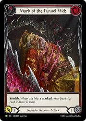 Mark of the Funnel Web (Red) (GEM Pack) (Extended Art)
Promotional Cards
Single
Flesh and Blood