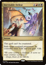 Inevitable Defeat\nTarkir: Dragonstorm\nSingle\nMagic The Gathering