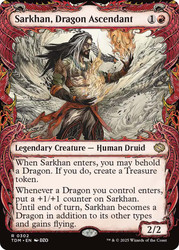 Sarkhan, Dragon Ascendant (#302) (Showcase)\nTarkir: Dragonstorm - Variants\nSingle\nMagic The Gathering