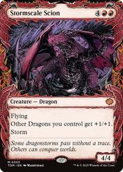 Stormscale Scion (Showcase)\nTarkir: Dragonstorm - Variants\nSingle\nMagic The Gathering