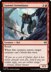 Summit Intimidator\nTarkir: Dragonstorm\nSingle\nMagic The Gathering