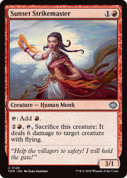 Sunset Strikemaster\nTarkir: Dragonstorm\nSingle\nMagic The Gathering