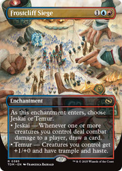 Frostcliff Siege (Borderless)\nTarkir: Dragonstorm - Variants\nSingle\nMagic The Gathering