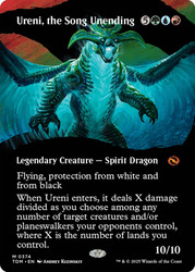 Ureni, the Song Unending (Borderless)\nTarkir: Dragonstorm - Variants\nSingle\nMagic The Gathering