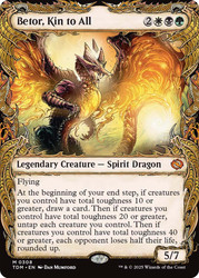 Betor, Kin to All (Showcase)\nTarkir: Dragonstorm - Variants\nSingle\nMagic The Gathering