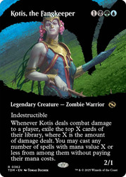 Kotis, the Fangkeeper (Borderless)\nTarkir: Dragonstorm - Variants\nSingle\nMagic The Gathering
