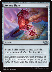 Arcane Signet\nTarkir: Dragonstorm Commander\nSingle\nMagic The Gathering