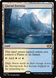 Glacial Fortress\nTarkir: Dragonstorm Commander\nSingle\nMagic The Gathering